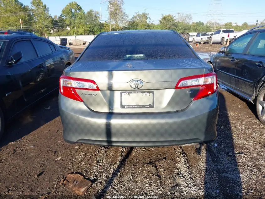 2012 TOYOTA CAMRY LE