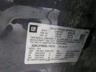 2016 CHEVROLET TRAX 1LT  