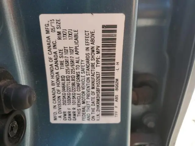 2015 HONDA CR-V EX