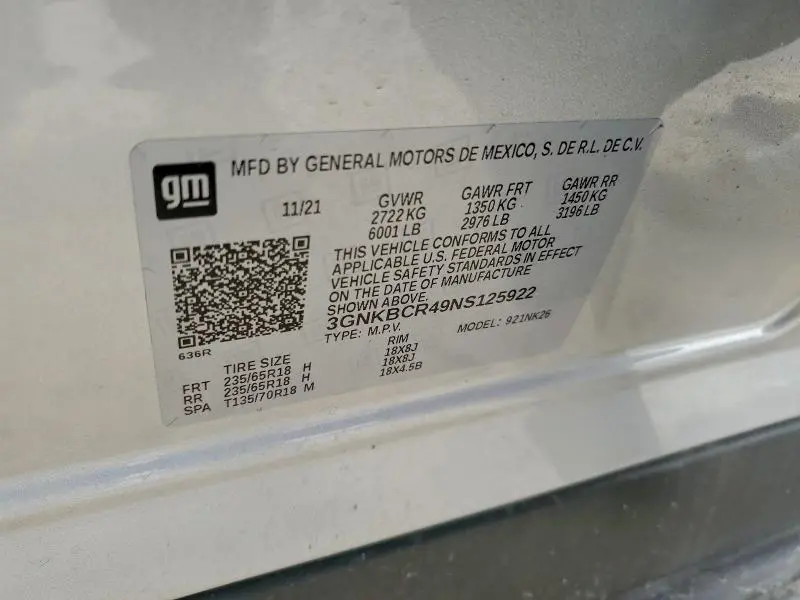 2022 CHEVROLET BLAZER 2LT  