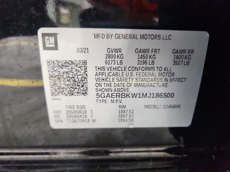 2021 BUICK ENCLAVE ESSENCE  