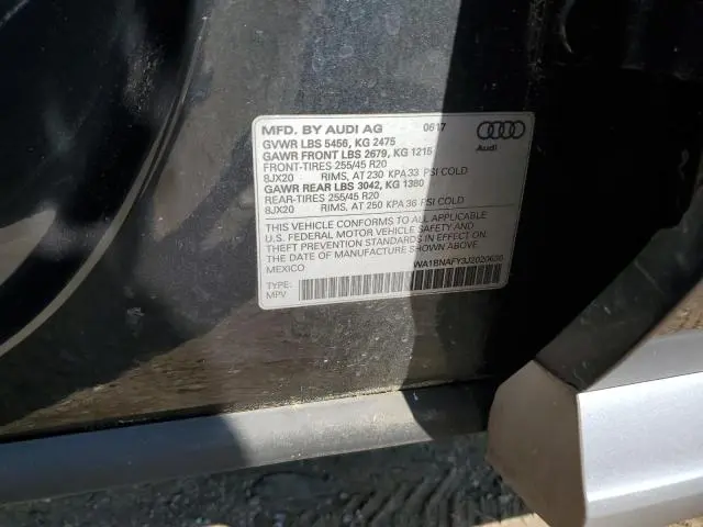 2018 AUDI Q5 PREMIUM PLUS  