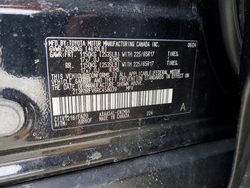 2024 TOYOTA RAV4 XLE  