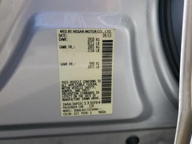 2014 NISSAN ALTIMA 2.5  