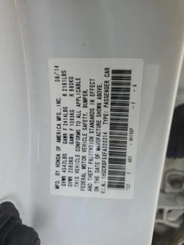 2015 HONDA ACCORD HYBRID EXL