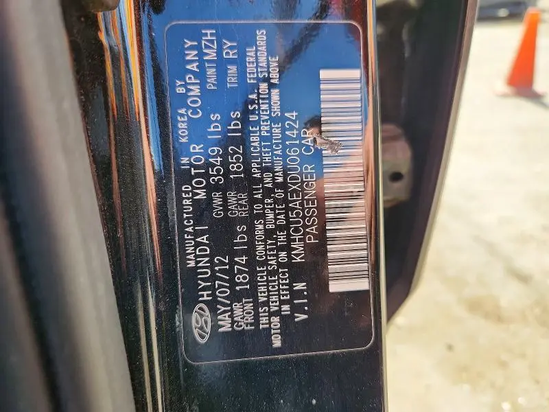 2012 HYUNDAI ACCENT GLS  