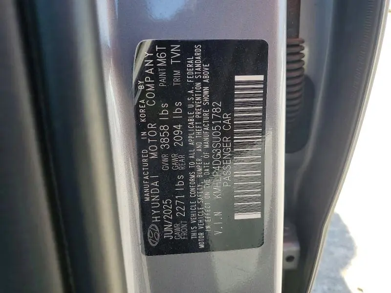 2025 HYUNDAI ELANTRA LIMITED  