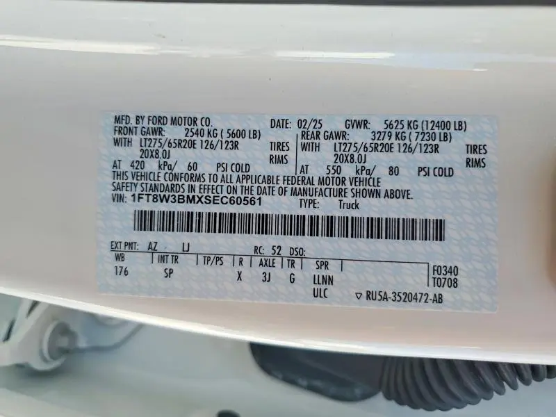 2025 FORD F350 SUPER DUTY  