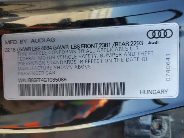 2016 AUDI A3 PREMIUM  