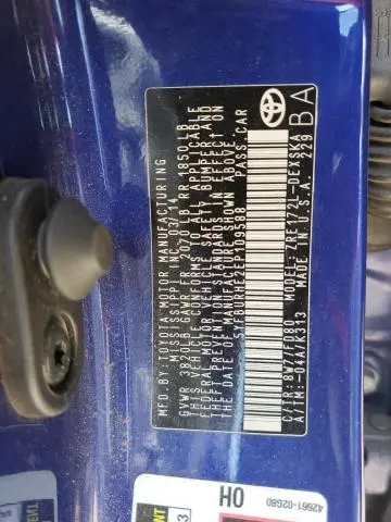 2014 TOYOTA COROLLA L  