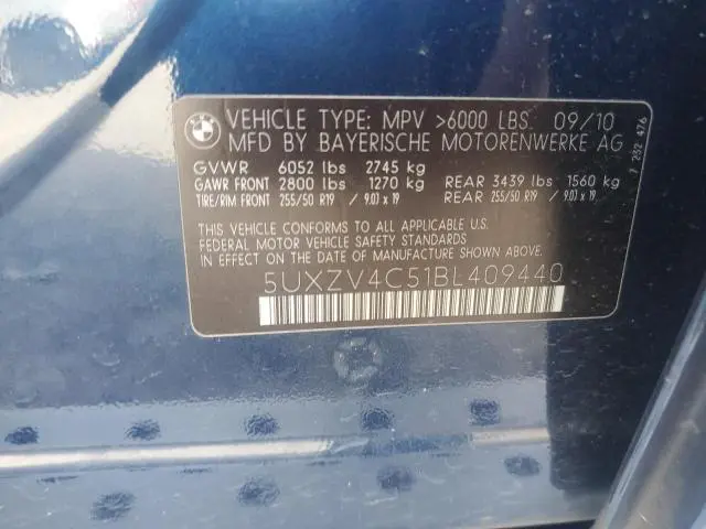 2011 BMW X5 XDRIVE35I  