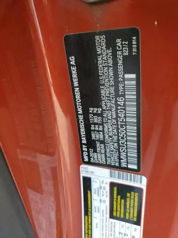 2012 MINI COOPER   