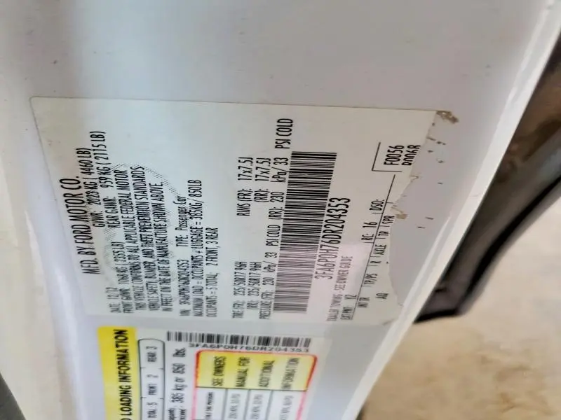 2013 FORD FUSION SE  