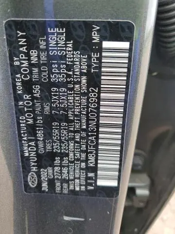 2022 HYUNDAI TUCSON SEL CONVENIENCE  