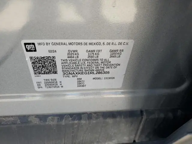 2024 CHEVROLET EQUINOX LT  