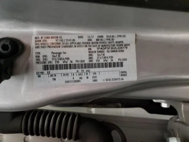 2018 FORD FOCUS SE  