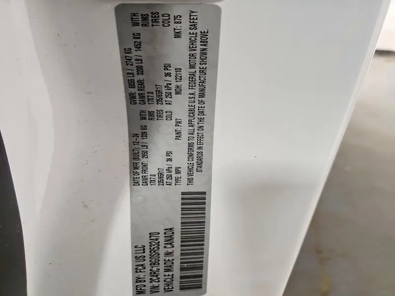 2025 CHRYSLER PACIFICA SELECT  