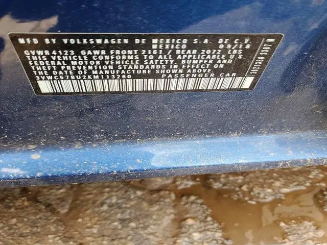2019 VOLKSWAGEN JETTA S  