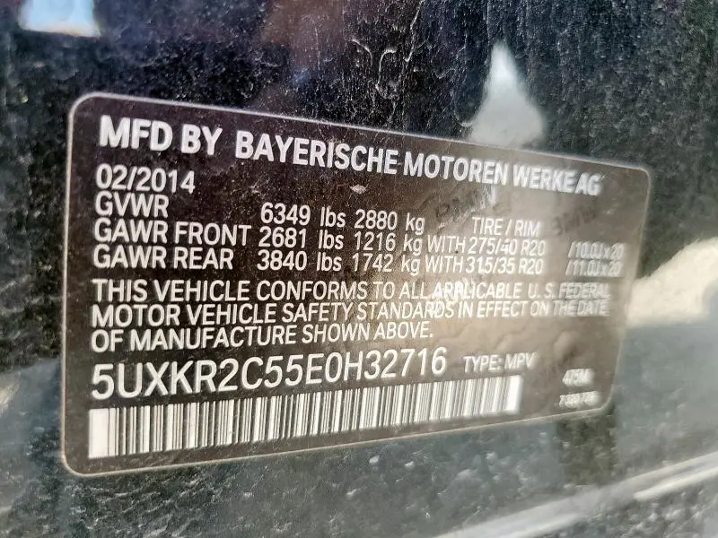 2014 BMW X5 SDRIVE35I  