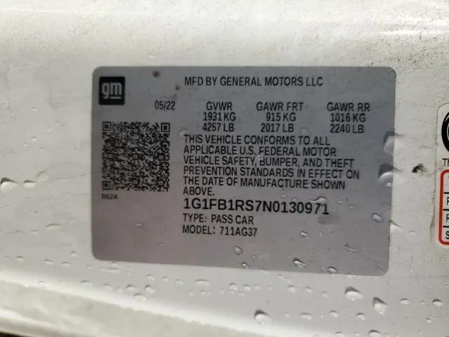 2022 CHEVROLET CAMARO LS  