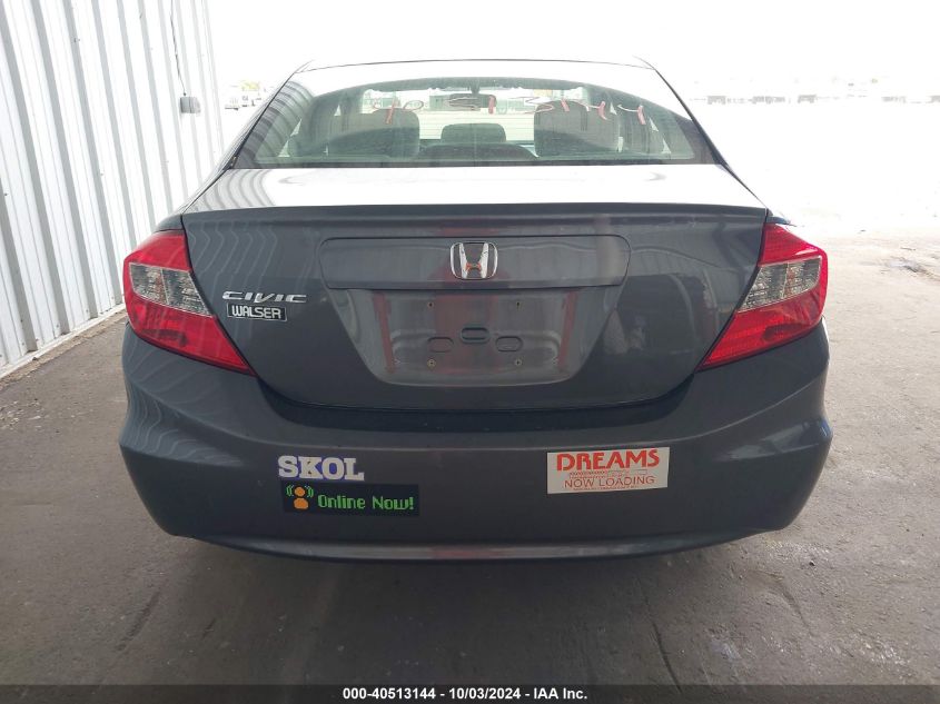 2012 HONDA CIVIC LX