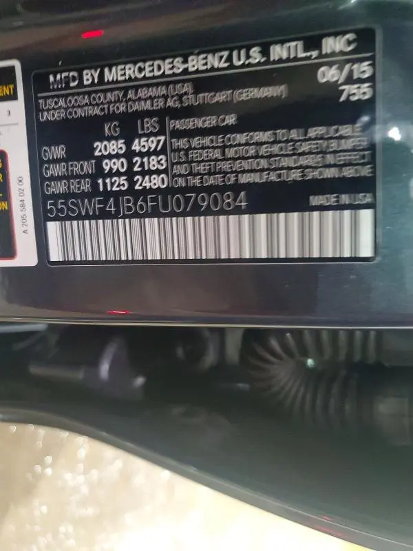 2015 MERCEDES-BENZ C 300  