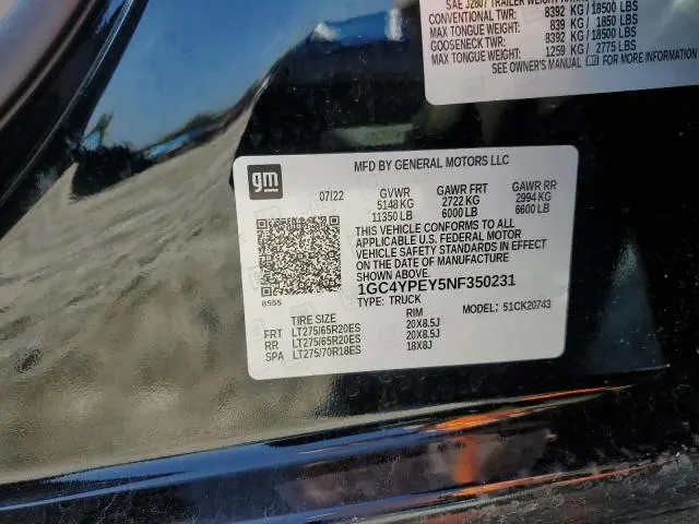 2022 CHEVROLET SILVERADO K2500 HEAVY DUTY LTZ  