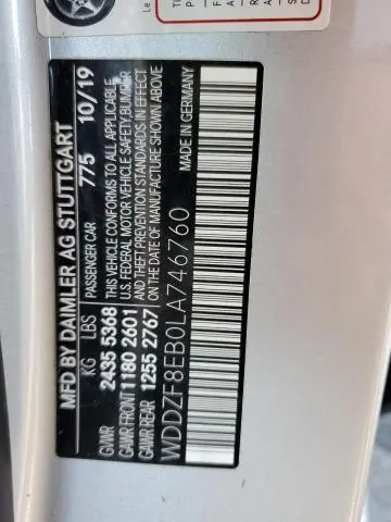 2020 MERCEDES-BENZ E 350 4MATIC  