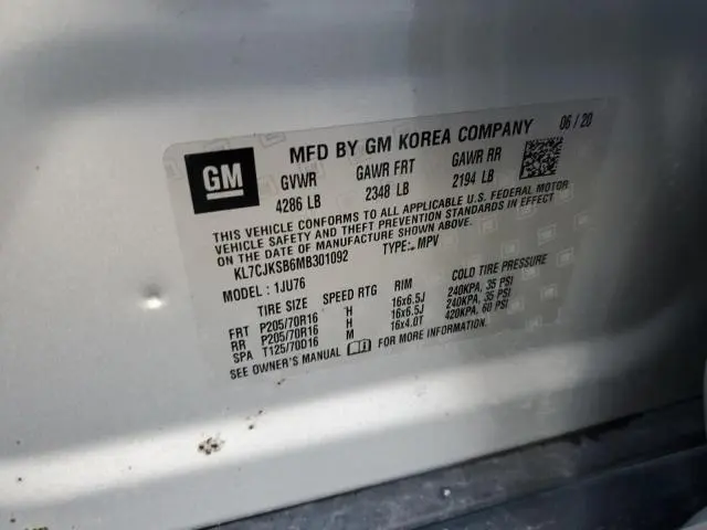 2021 CHEVROLET TRAX LS  