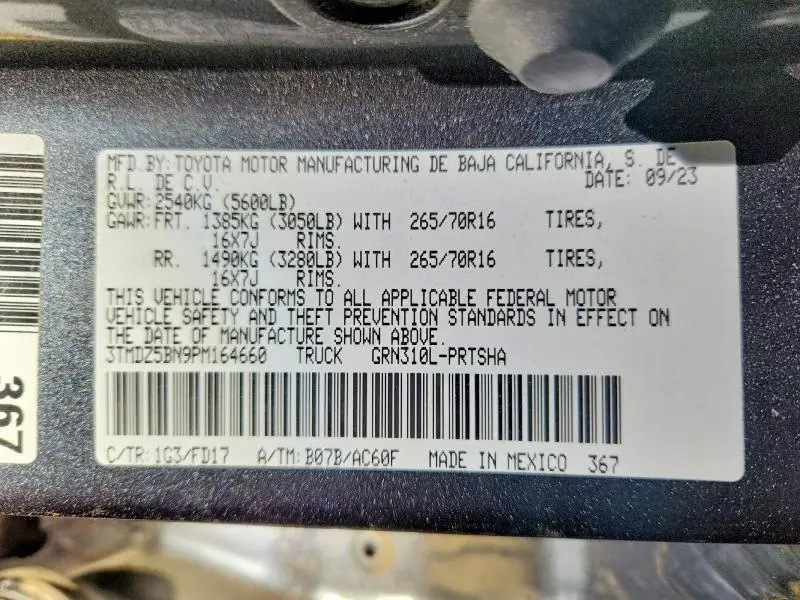 2023 TOYOTA TACOMA TRD OFF-ROAD  