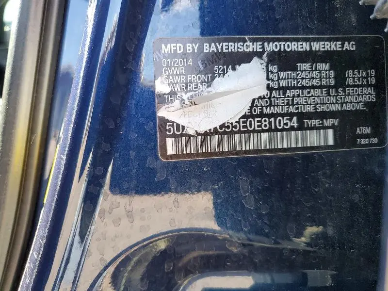 2014 BMW X3 XDRIVE35I  