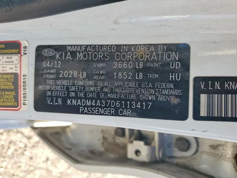 2013 KIA RIO LX  