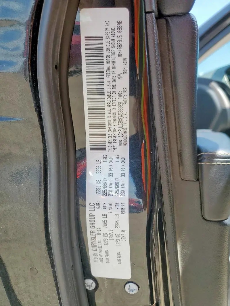 2015 JEEP CHEROKEE LATITUDE  