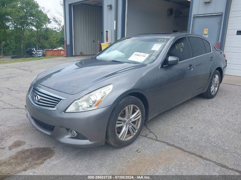 2012 INFINITI G37X  