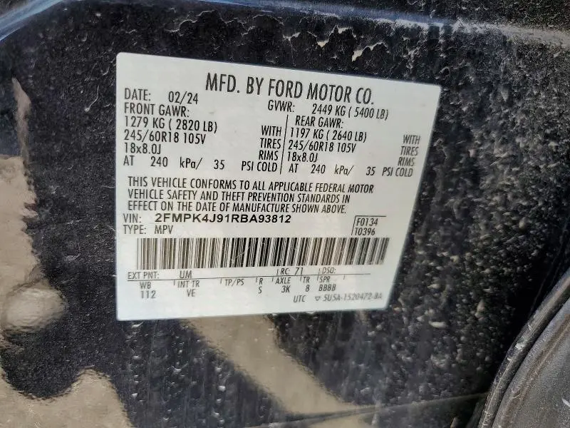 2024 FORD EDGE SEL  
