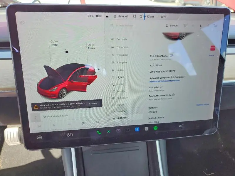 2018 TESLA MODEL 3   