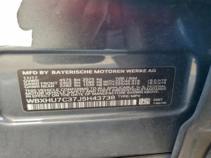 2018 BMW X1 SDRIVE28I  