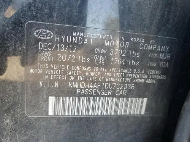 2013 HYUNDAI ELANTRA GLS  