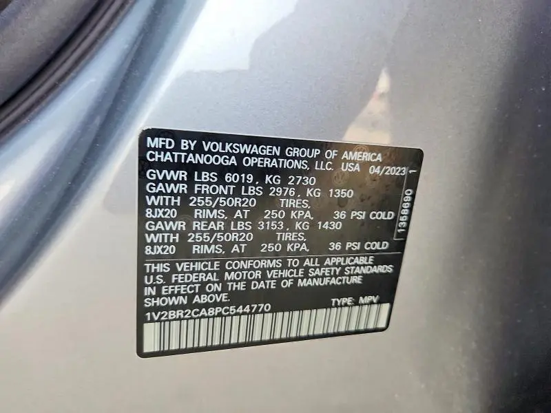 2023 VOLKSWAGEN ATLAS SEL  