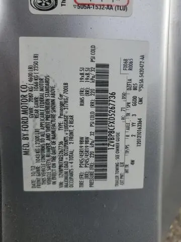 2013 FORD MUSTANG GT  