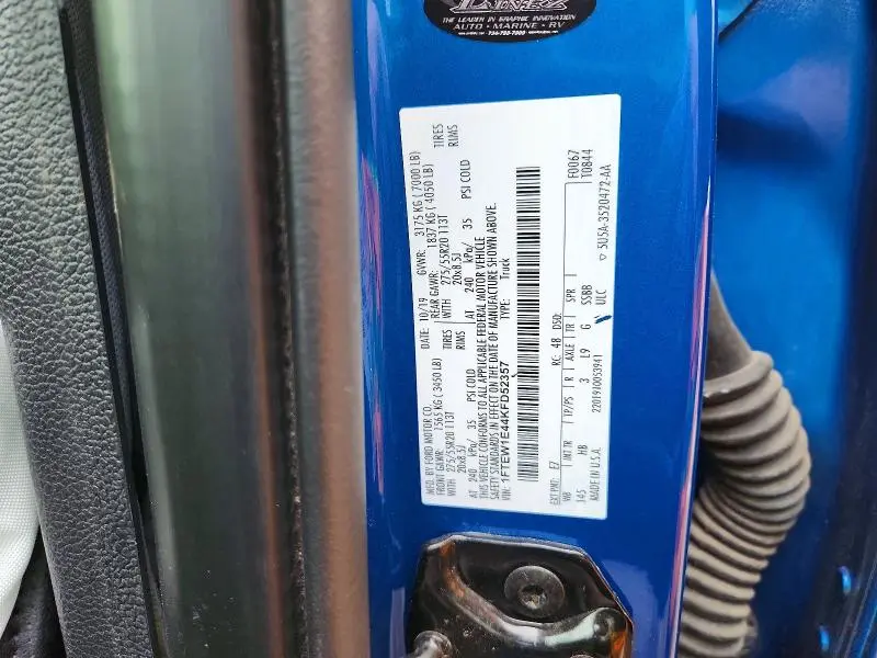 2019 FORD F150 SUPERCREW  