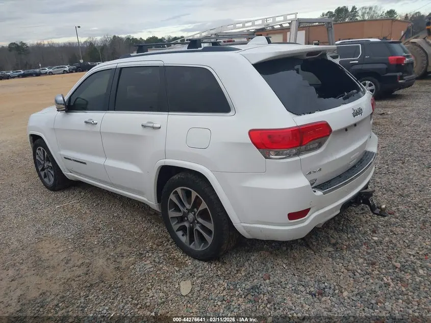 2017 JEEP GRAND CHEROKEE OVERLAND 4X4