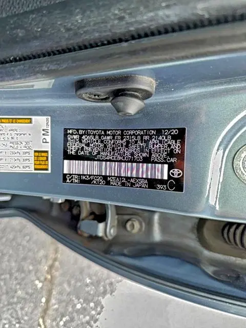 2021 TOYOTA COROLLA SE  