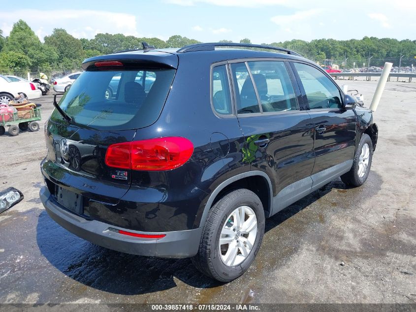 2017 VOLKSWAGEN TIGUAN 2.0T/2.0T S