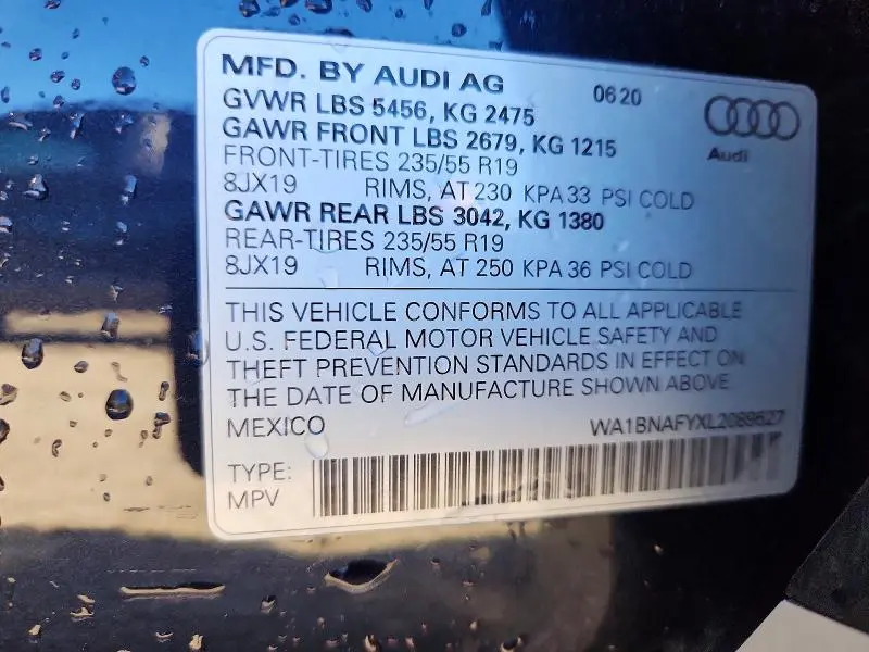 2020 AUDI Q5 PREMIUM PLUS  