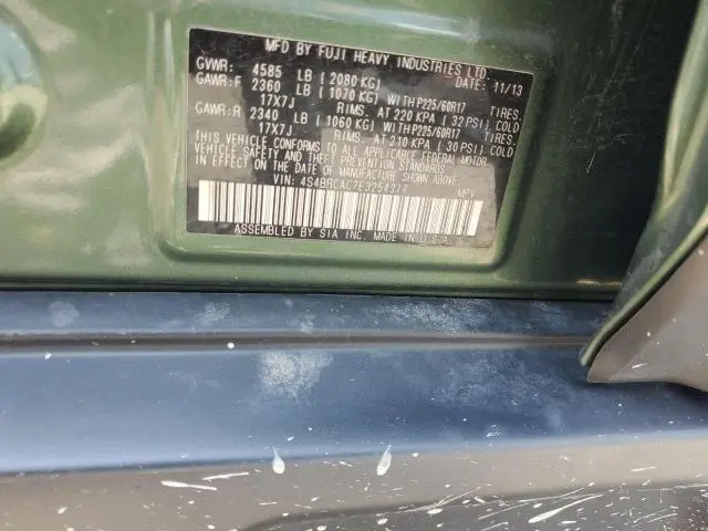 2014 SUBARU OUTBACK 2.5I  