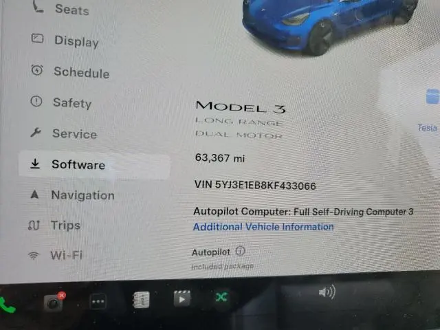 2019 TESLA MODEL 3   