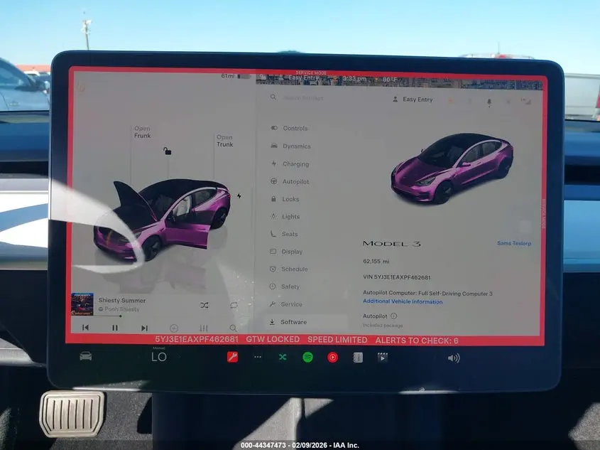 2023 TESLA MODEL 3 REAR-WHEEL DRIVE