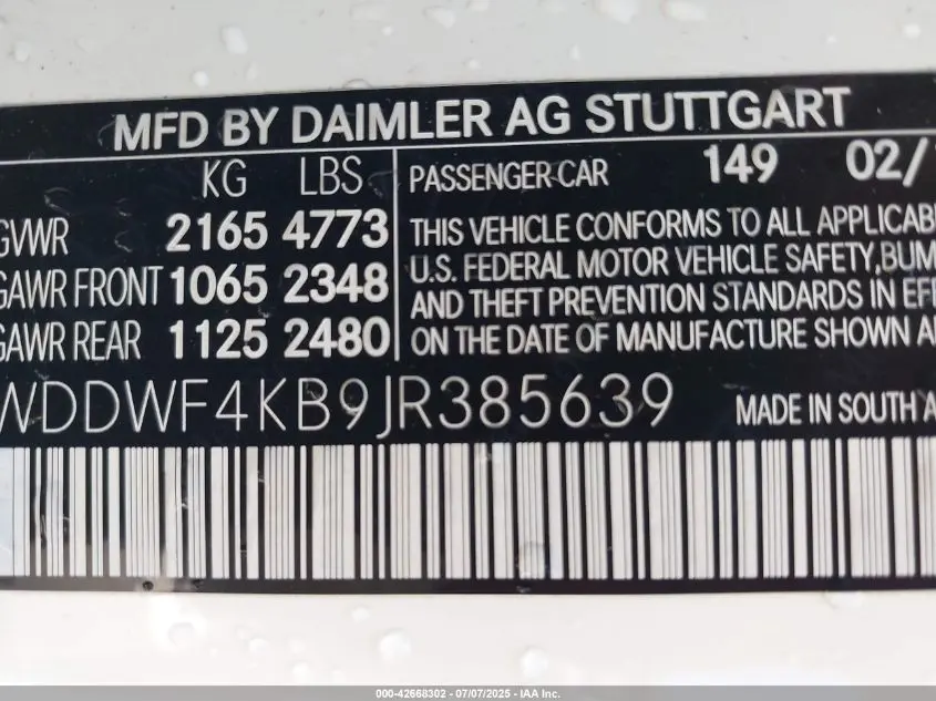 2018 MERCEDES-BENZ C 300 4MATIC