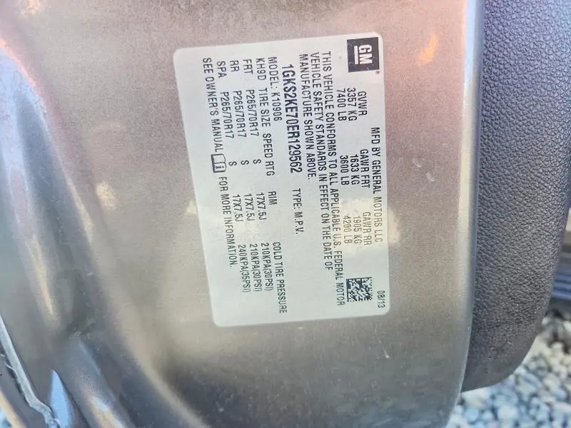 2014 GMC YUKON XL K1500 SLT  